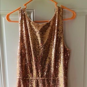Gold Sequin Gown
